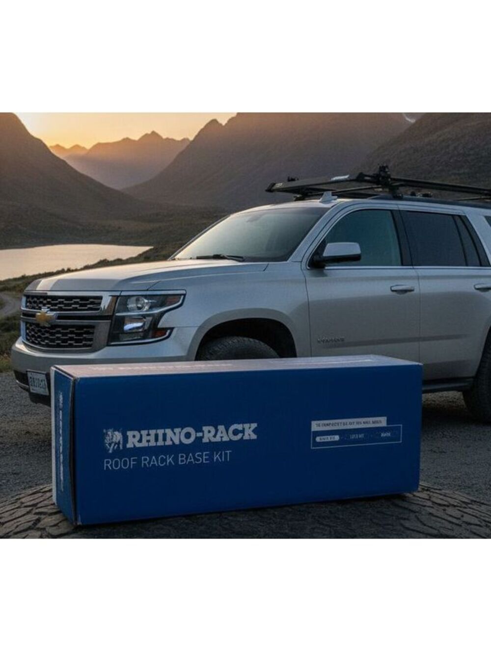 Rhino-Rack Roof Rack Base Kit for Chevrolet Tahoe 2016+ (4PCS)